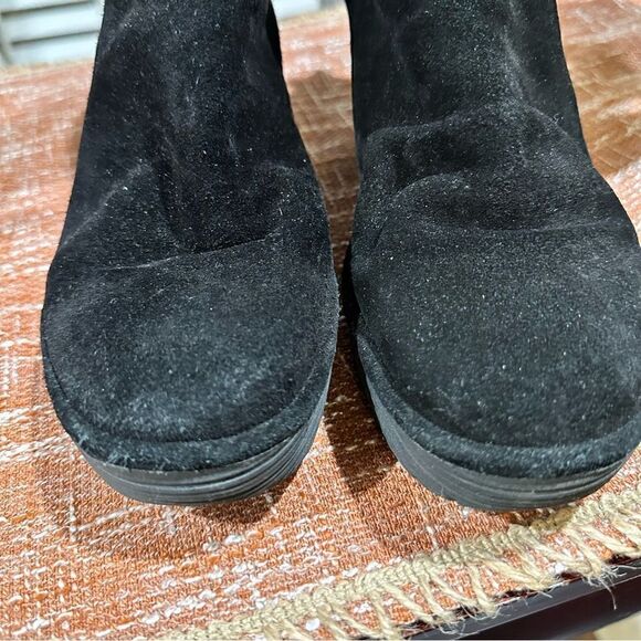 FLY London Suede Ruched Ankle Boots with Tie Detail Yebi Diesel - Picture 6 of 10